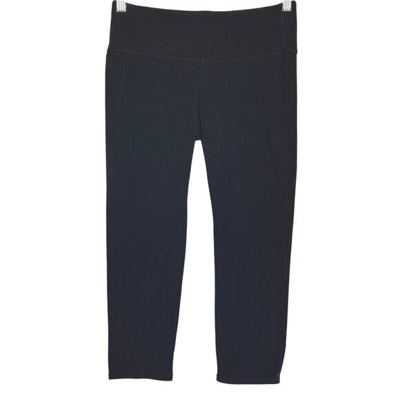 Athleta Crop Leggings 20” in Black 20” Inseam Activewear Size Small - Picture 1 of 6